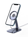 NNEDSZ 40290 Desk Adjustable and Foldable Aluminum Magsafe Charging Stand