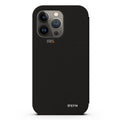 NNEDSZ EFM Miami Leather Wallet Case Armour with D3O For iPhone 13 Pro Max (6.7") - Smoke Black