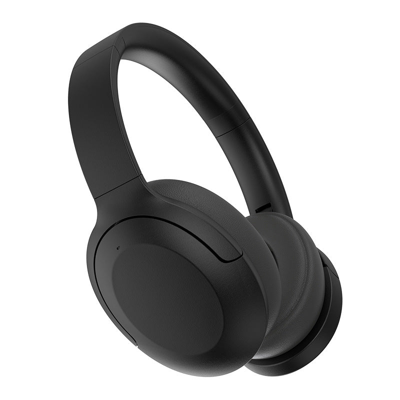 NNEDSZ Black P3965 Foldable Bluetooth 5.3 ANC Wireless Over-Ear Headphones with Noise Cancellation