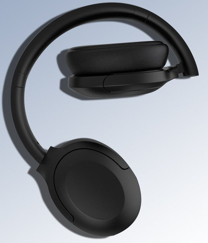 NNEDSZ Black P3965 Foldable Bluetooth 5.3 ANC Wireless Over-Ear Headphones with Noise Cancellation