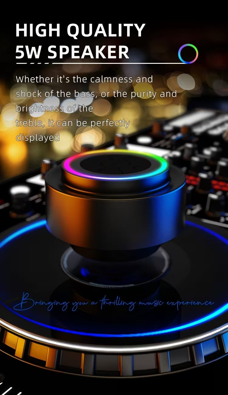 NNETM Portable Shower Speaker with Voice Assistant